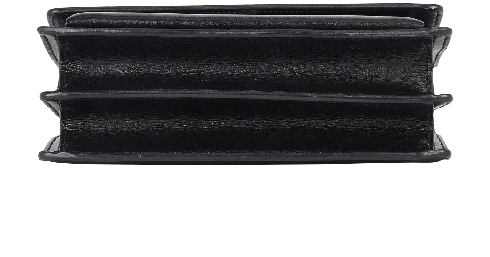 Medium Sunset Shoulder Bag 3*, &pound;1,400, Handbags, Black, Leather, Top view